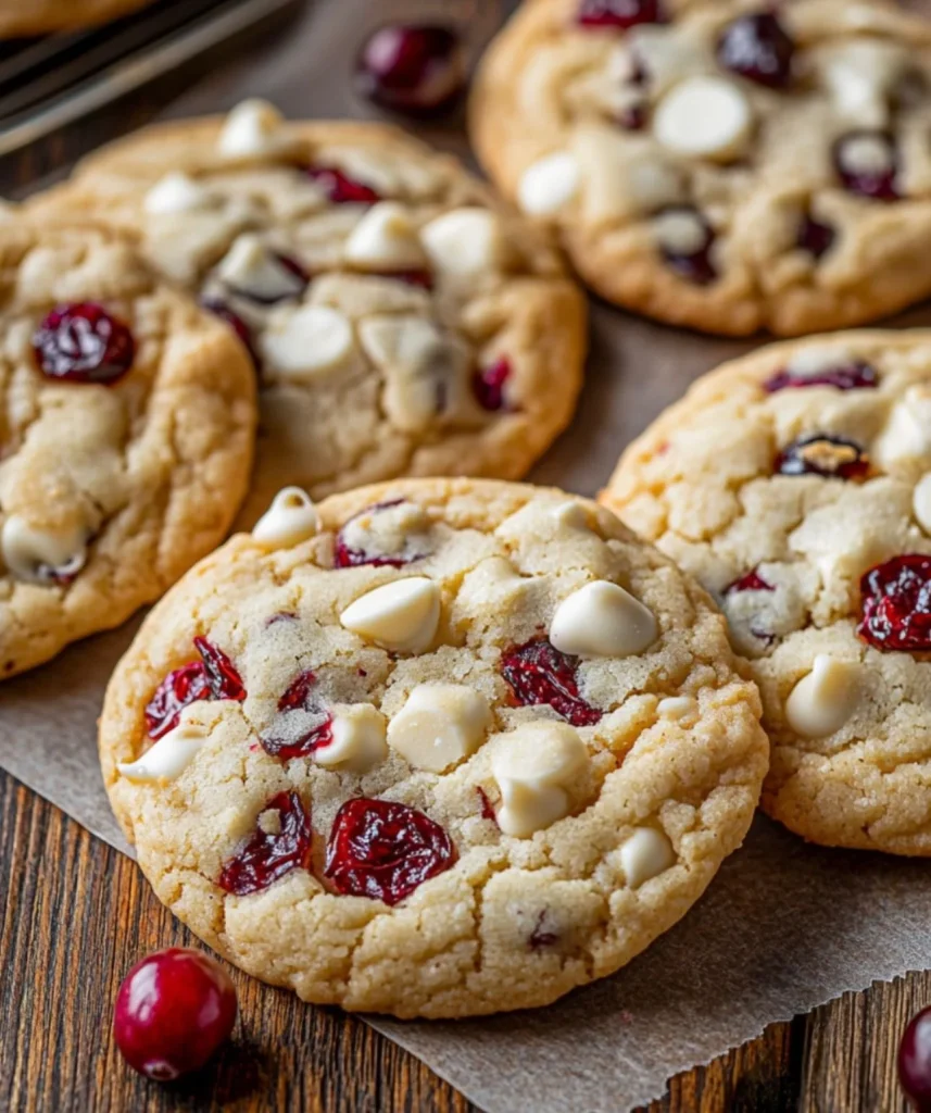 White Chocolate Cranberry Celebration Cookies