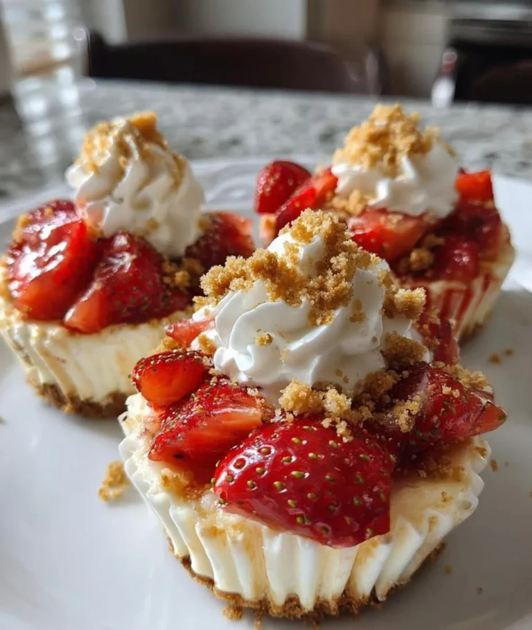 Strawberry Cottage Cheese Protein Cups