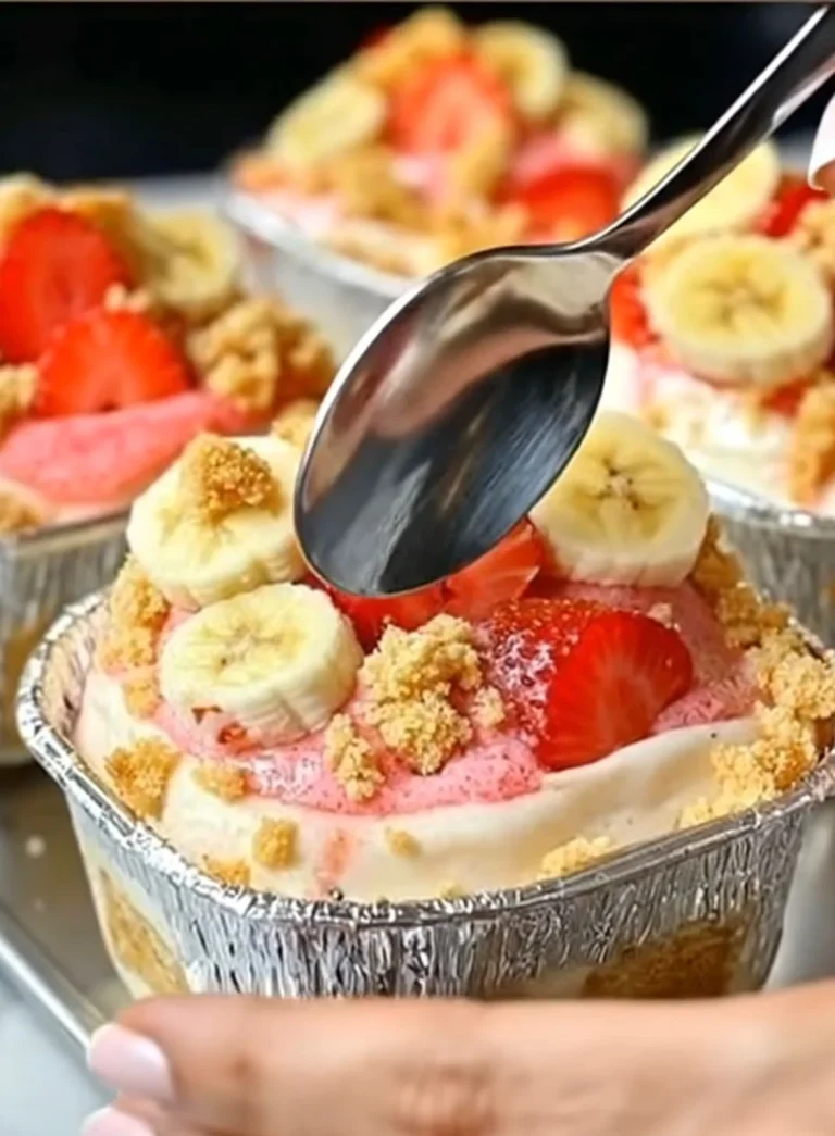 No-Bake Banana Cheesecake Cups