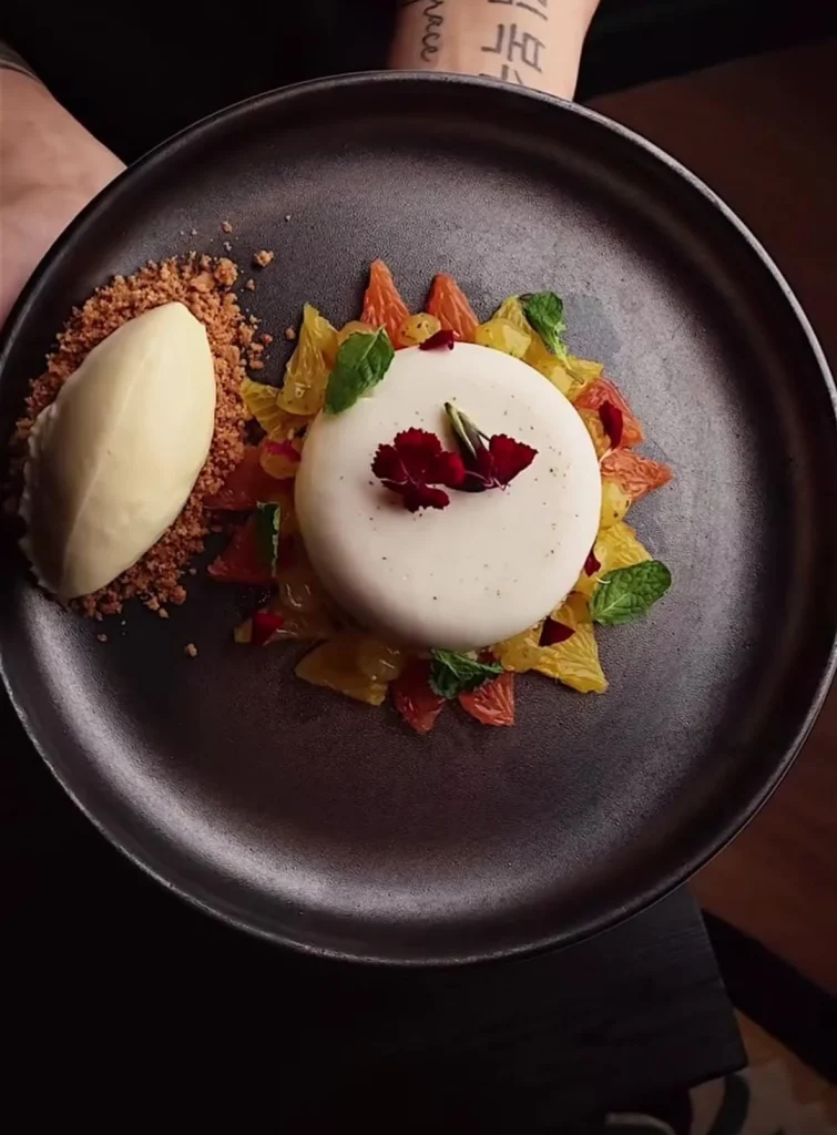 Lavender Honey Panna Cotta