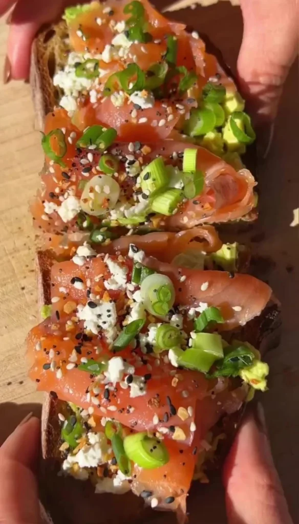  Smoked Salmon & Avocado Bagel