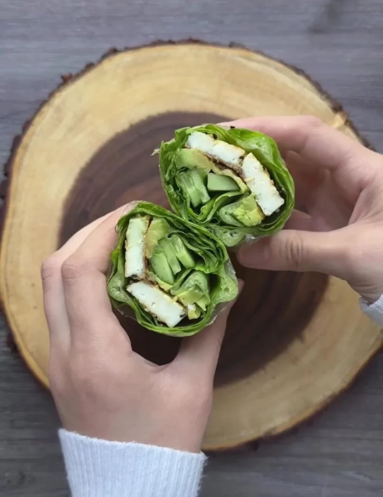 Chicken Avocado Lettuce Wraps