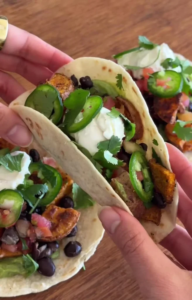 Sweet Potato Black Bean Tacos