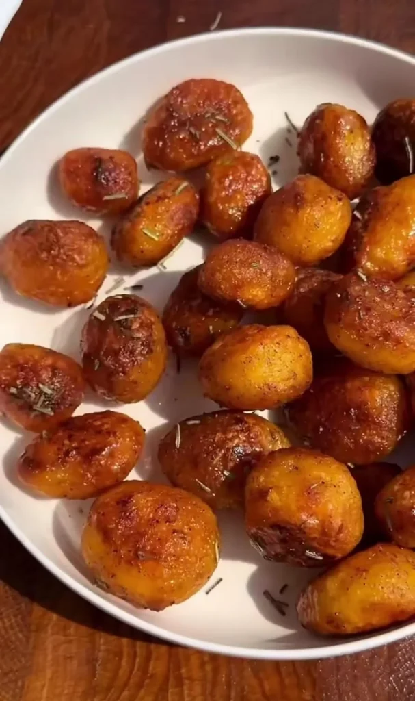 Garlic & Herb Roasted Baby Potatoes | Baby Potato Recipes 