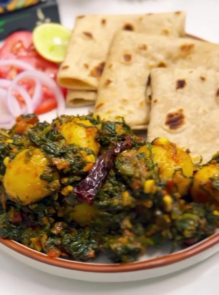 Baby Potato & Spinach Skillet