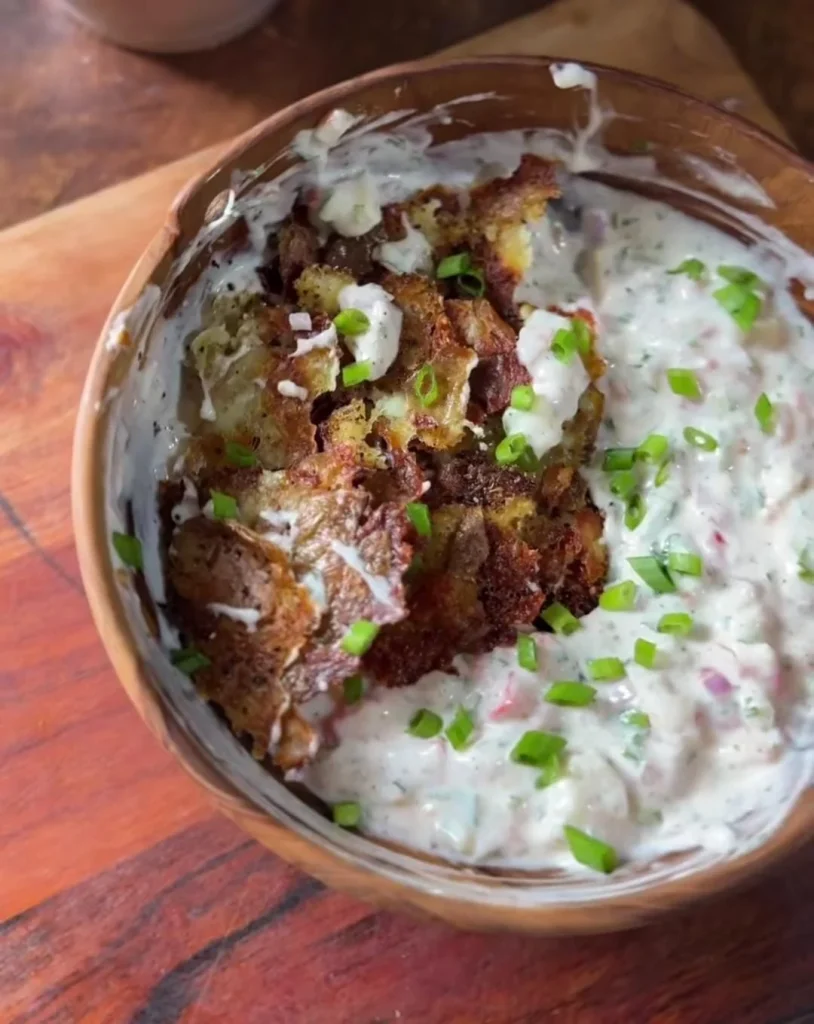 Crispy Smashed Baby Potatoes