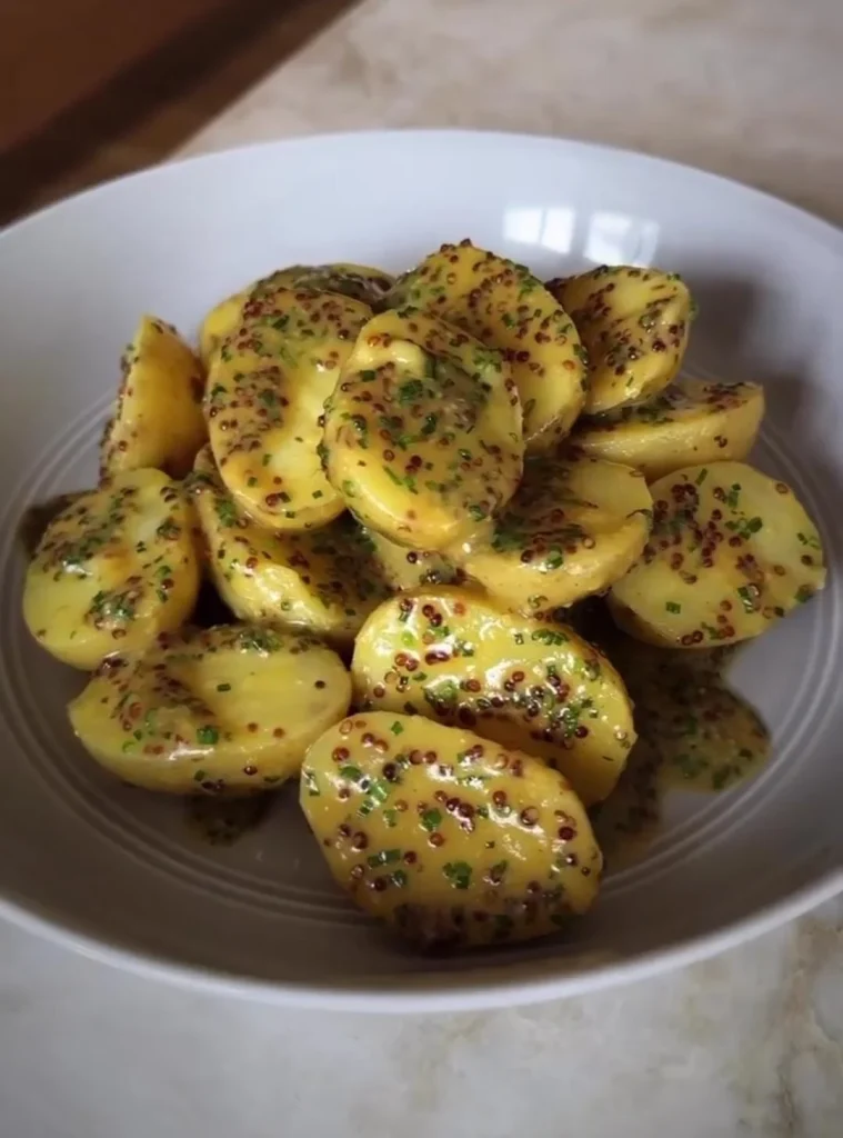 Honey Mustard Baby Potato Salad