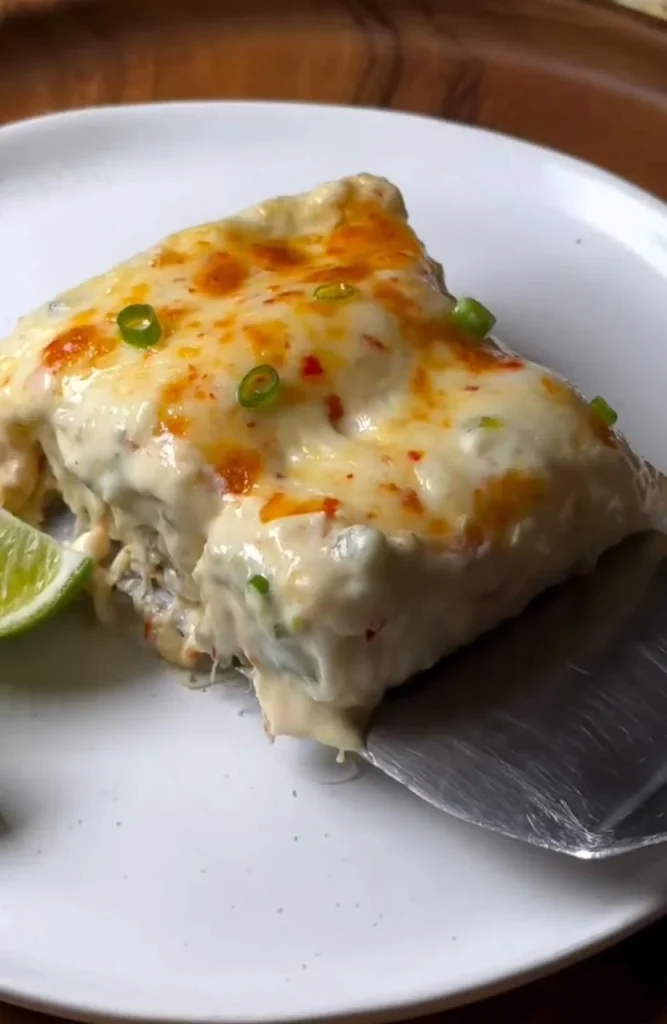 Creamy Chicken Enchiladas