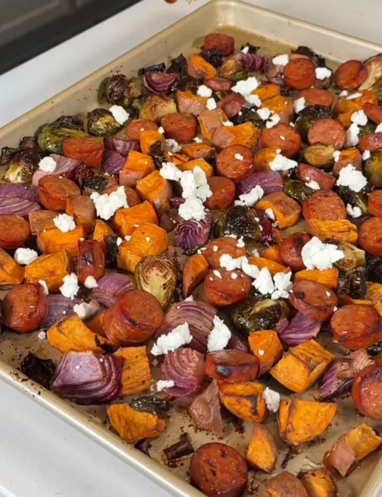 Sweet Potato & Sausage Sheet Pan Dinner