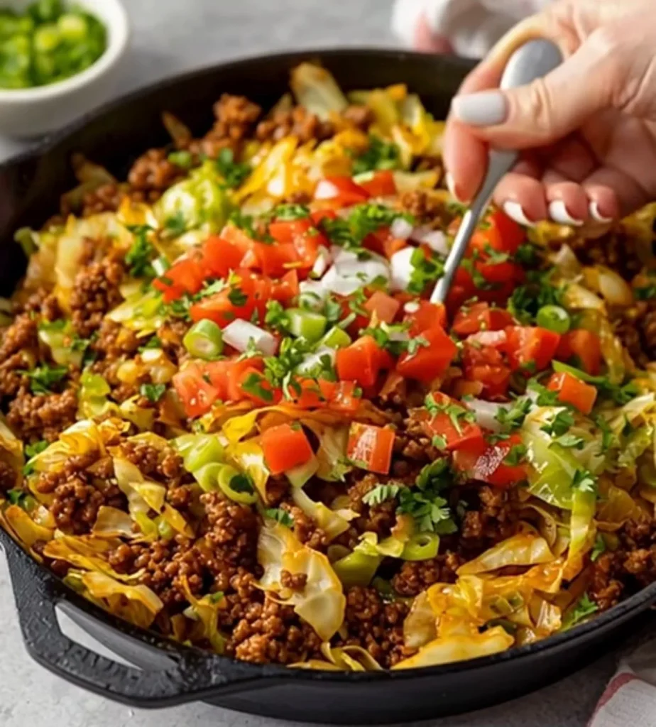 Cabbage and Beef Skillet