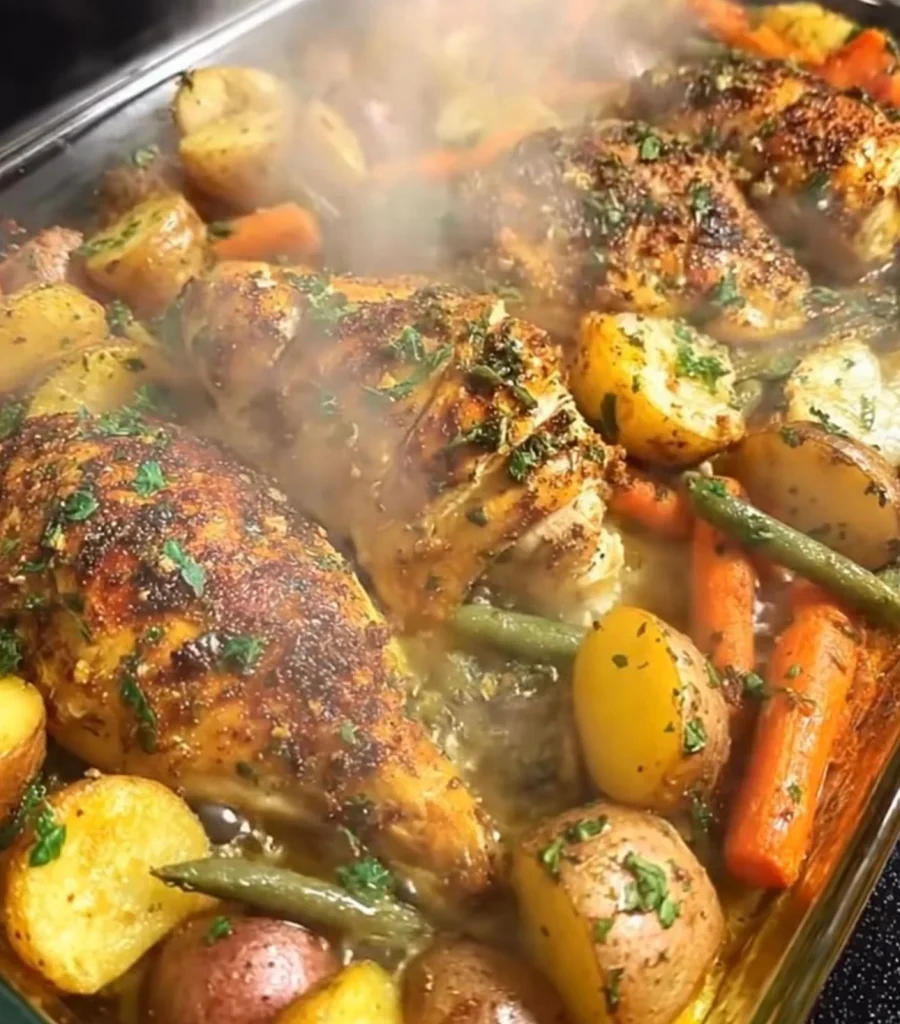 Traditional Chicken Borscht with Fresh Herbs