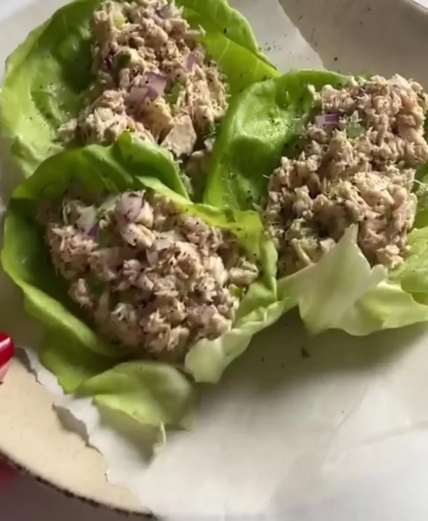 Tuna Salad Lettuce Wraps