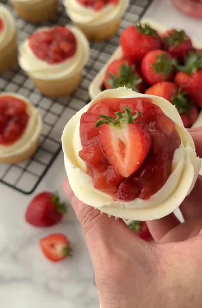 Strawberry Shortcake Cupcake