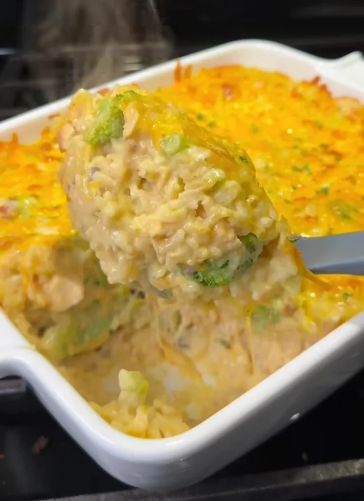 Cheesy Broccoli Rice Casserole