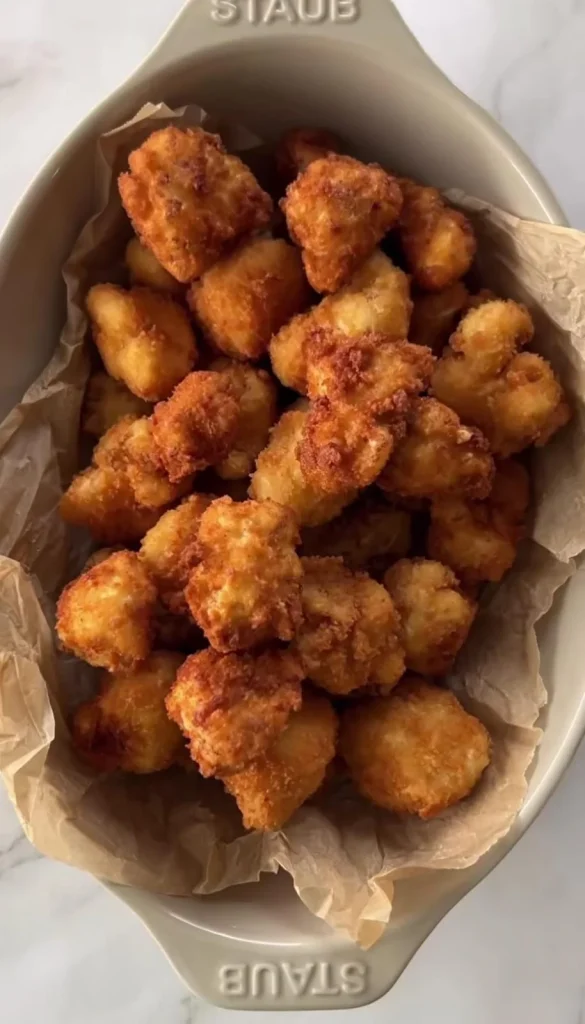 Cheesy Cauliflower Tots