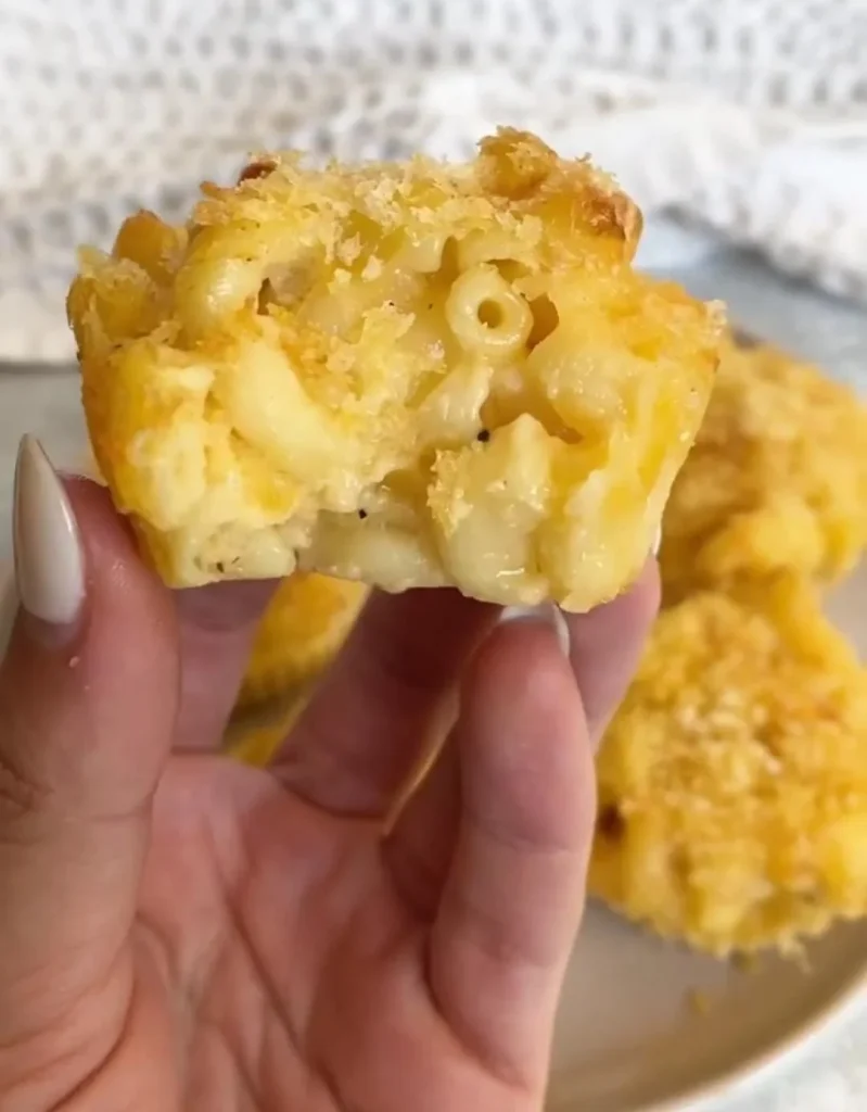 Hidden Veggie Mac & Cheese Muffins