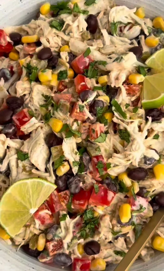 Grilled Chicken Avocado Taco Salad Bowl