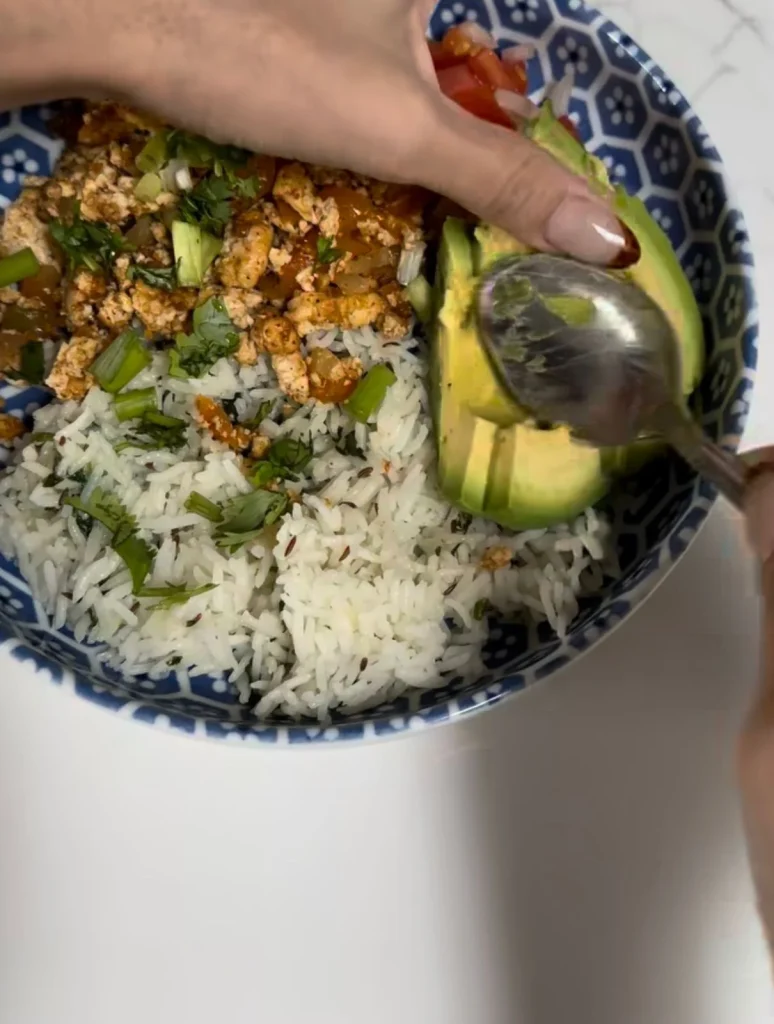 Fresh Veggie and Black Bean Taco Salad Bowl
