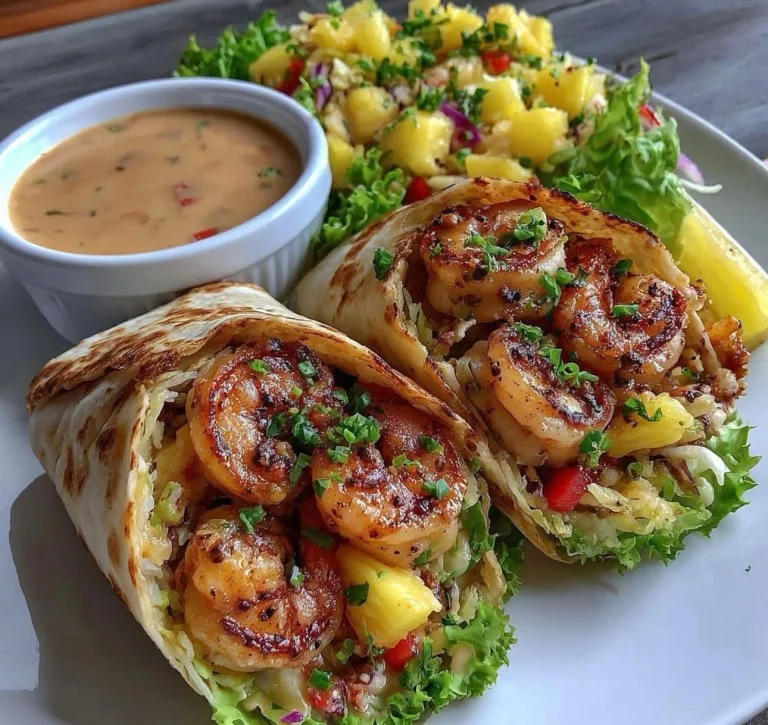 Shrimp & Mango Summer Wrap