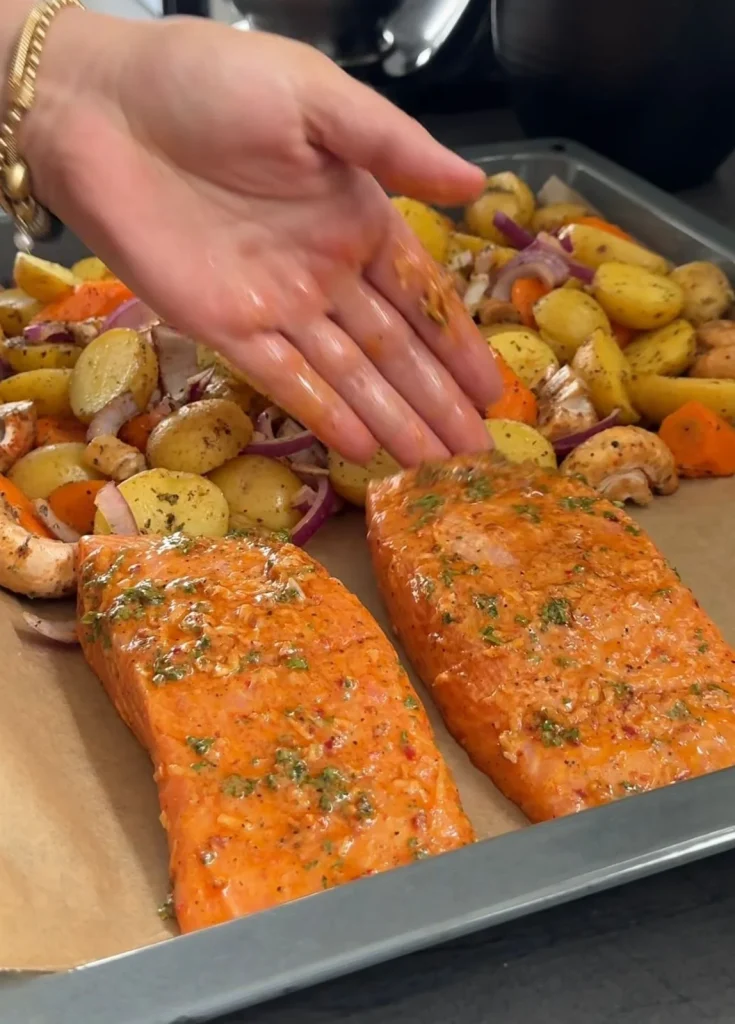 Lemon Herb Salmon with Veggies