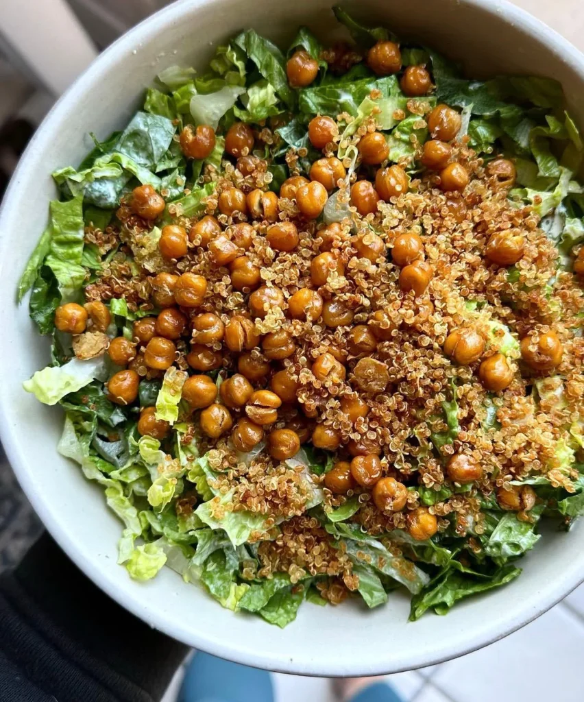 Mediterranean Chickpea Quinoa Salad