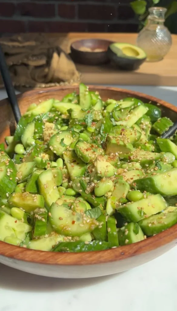 Cucumber Avocado Salad