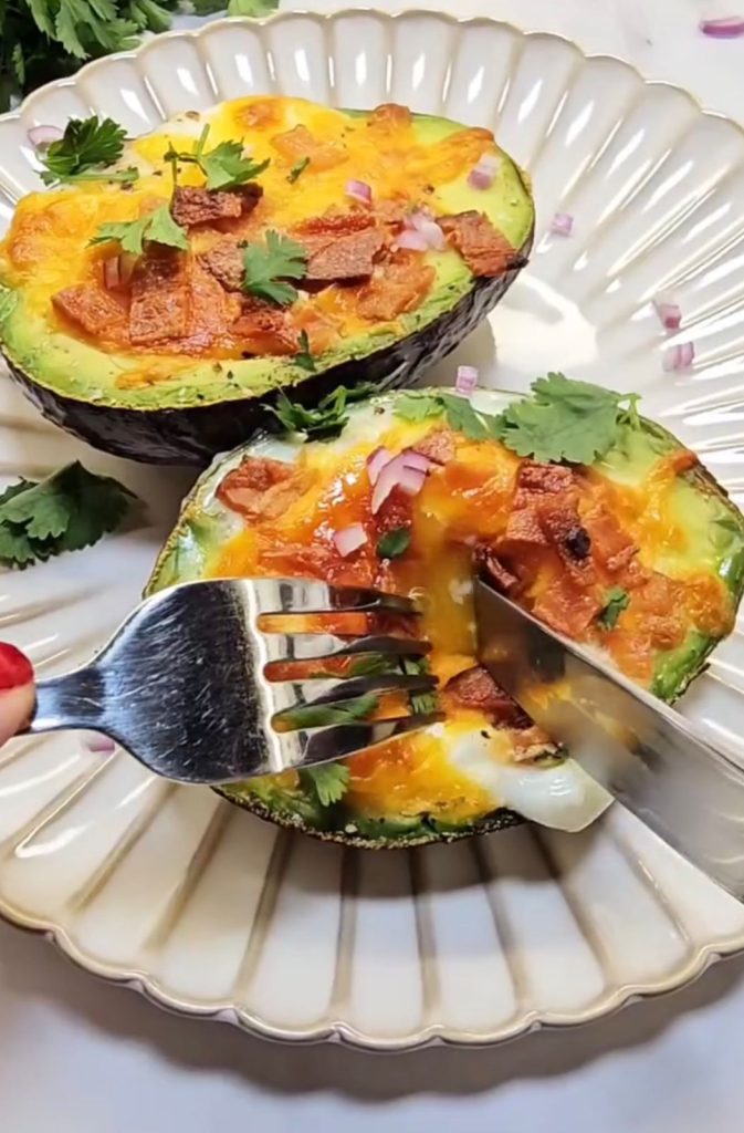Baked Avocado Eggs