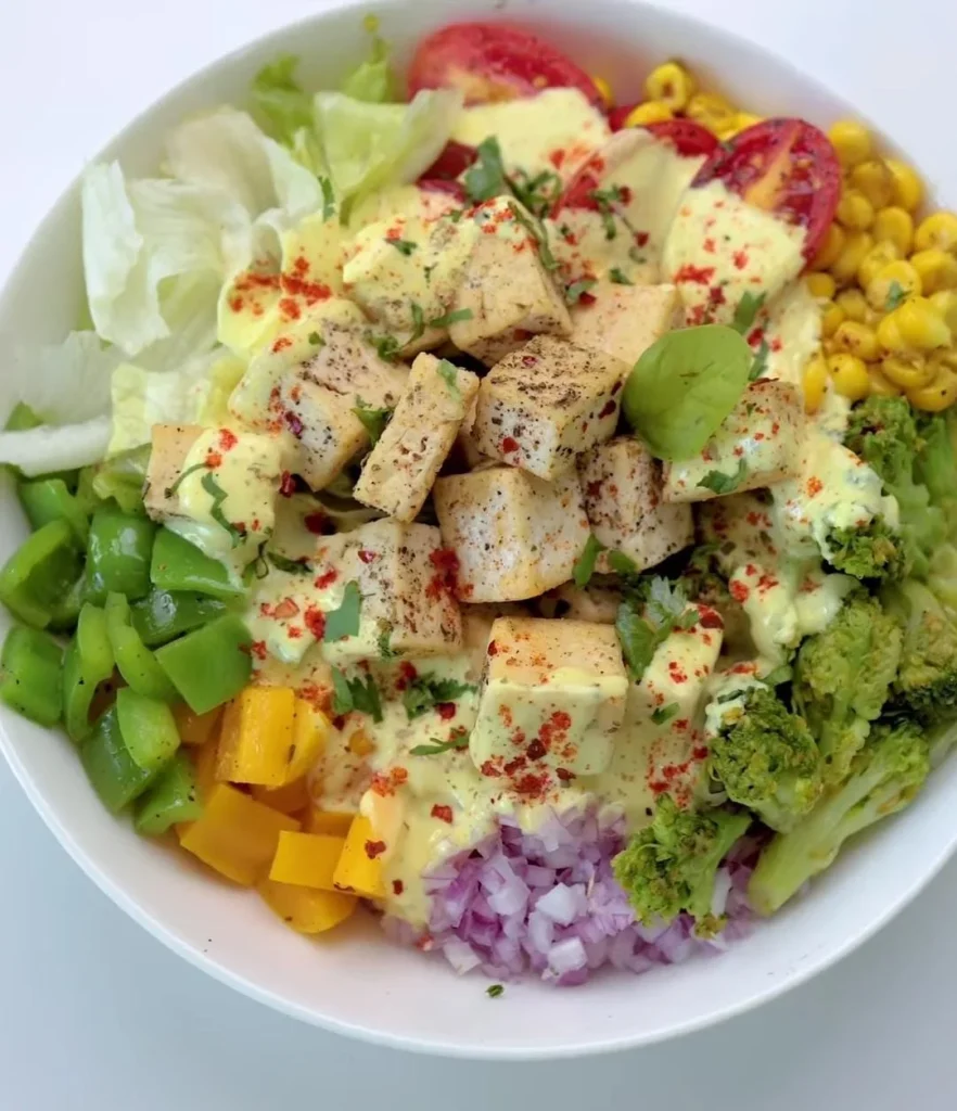 Asian-Inspired Tofu Salad