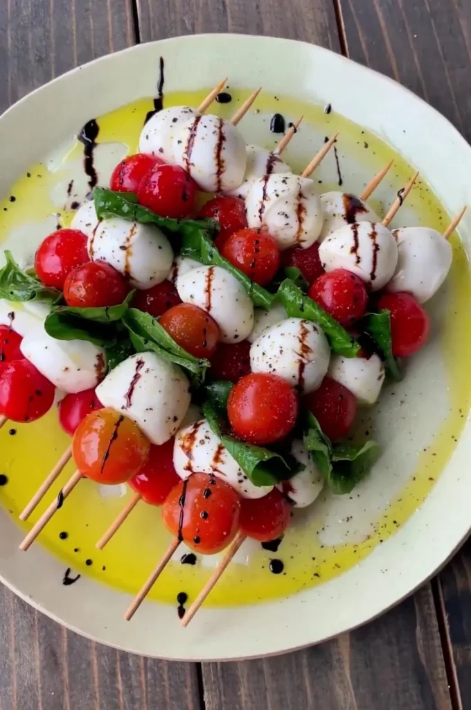Mini Caprese Skewers