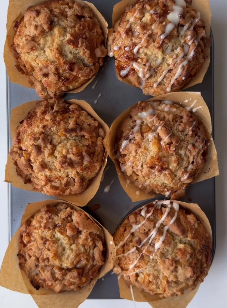 Sourdough Apple Cinnamon Muffins