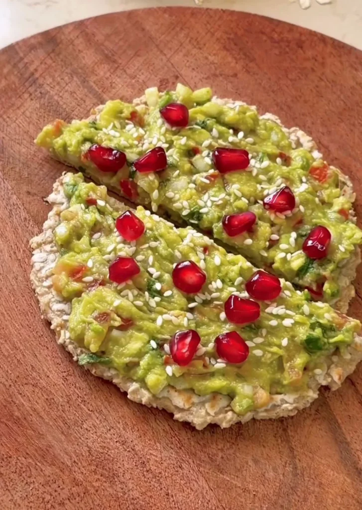 Sourdough Breakfast Flatbread with Avocado