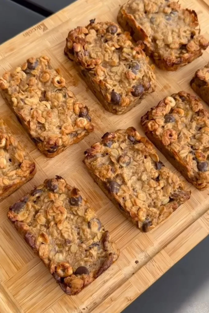 Banana Nut Granola Bars