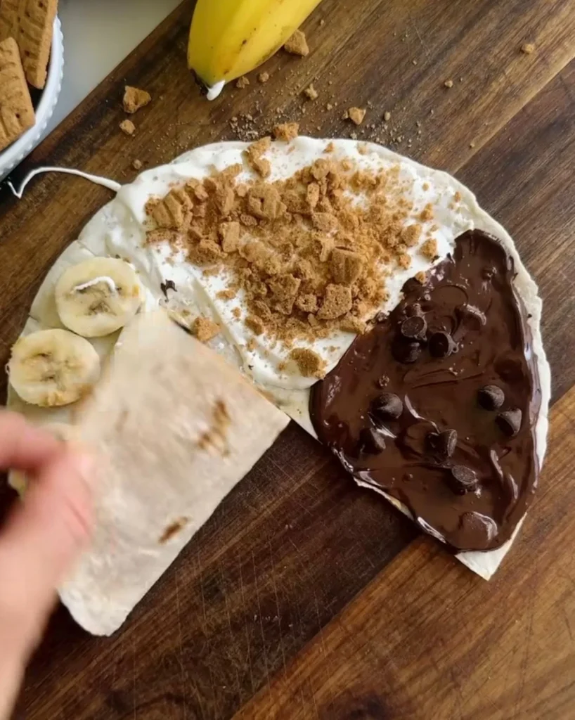 Banana Peanut Butter Wraps