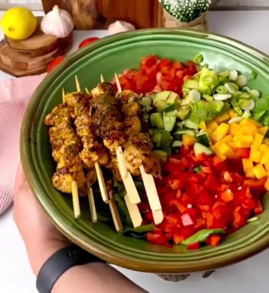 Mango Chicken Salad with Lime Dressing