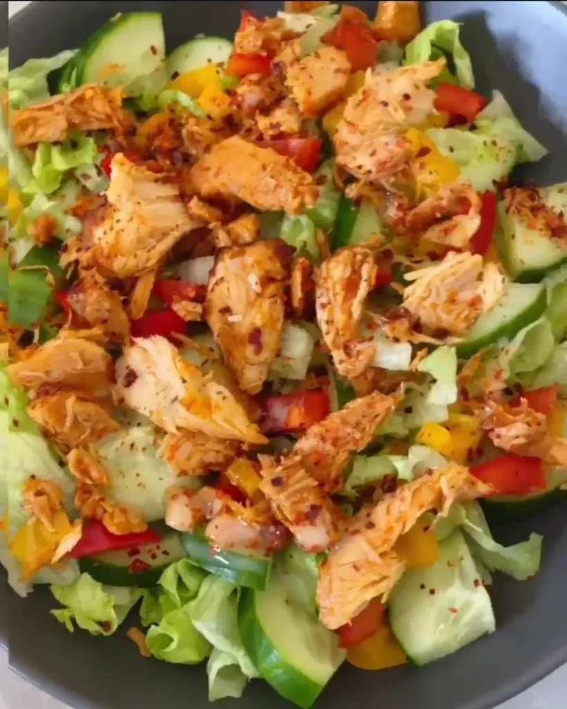 Ginger-Sesame Chicken & Cabbage Salad