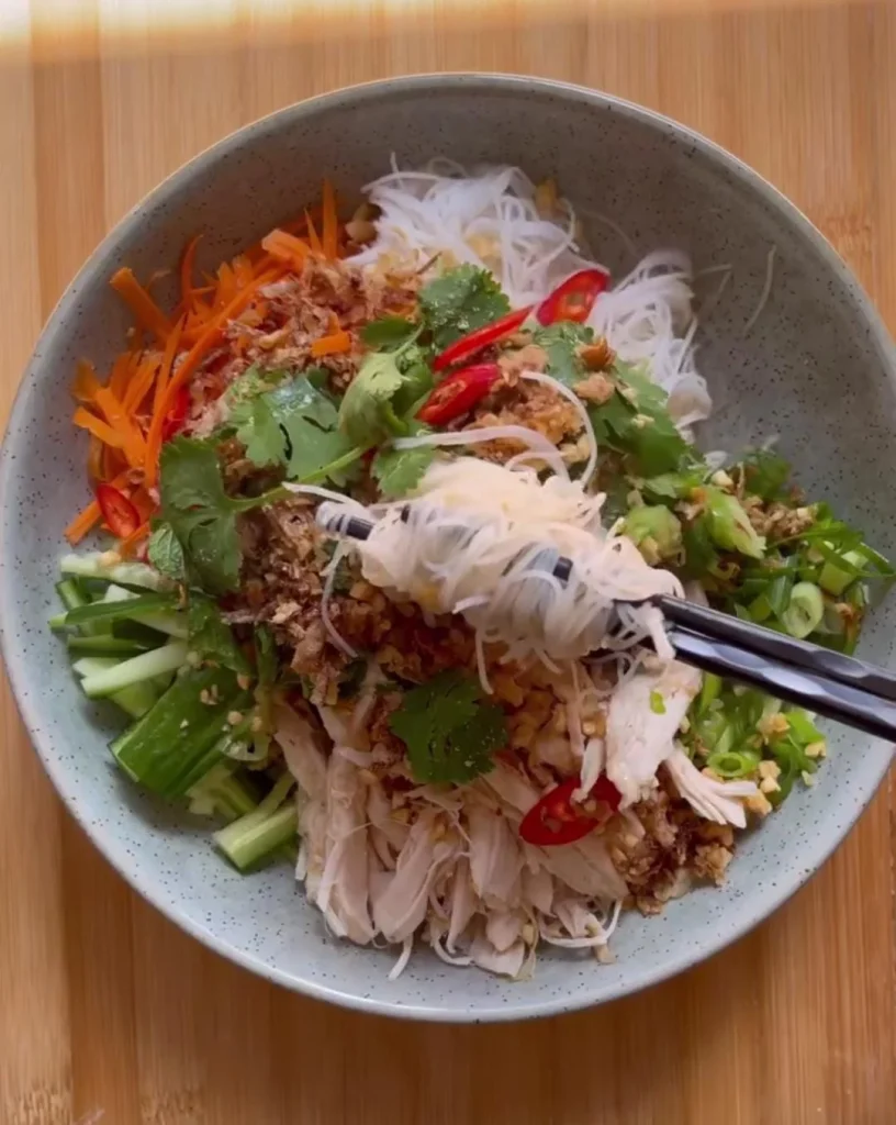 Vietnamese Chicken Noodle Salad