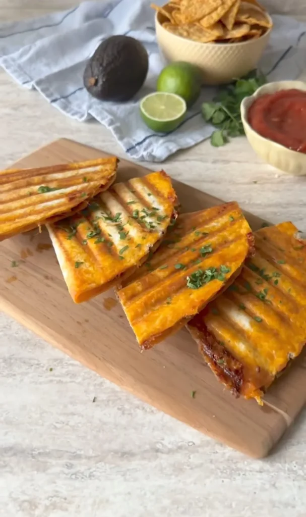 Spam & Spinach Quesadilla