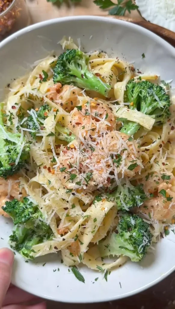 Spam & Broccoli Alfredo