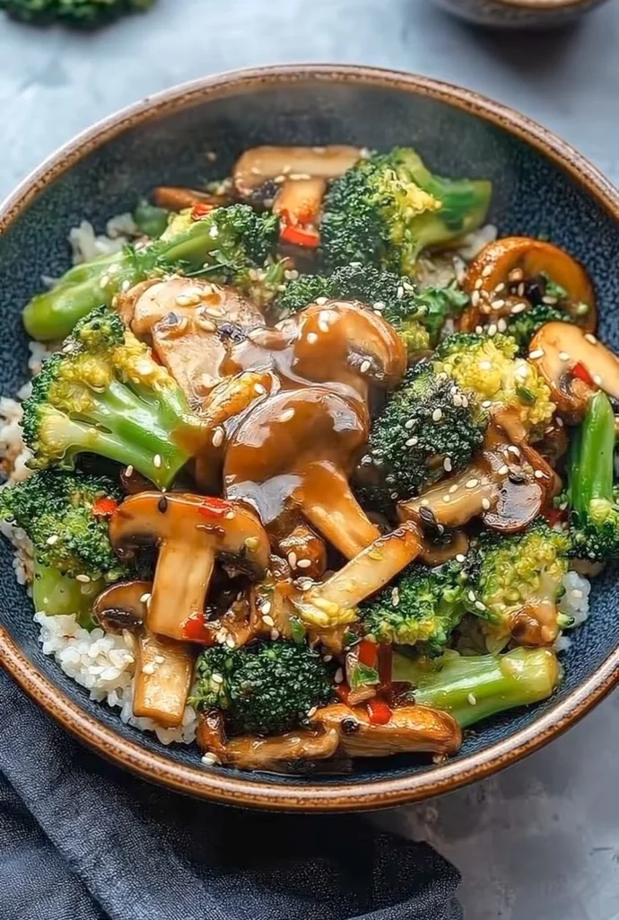 Spam & Mushroom Stir-Fry