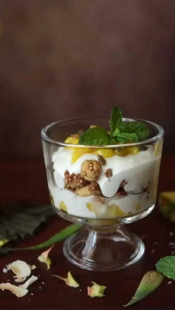 Tropical Pineapple Quinoa Parfait