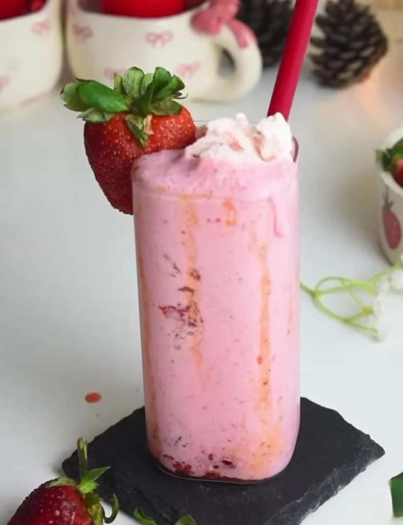 Creamy Strawberry Protein Shake
