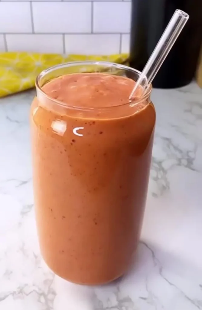 Mango Peanut Butter Smoothie