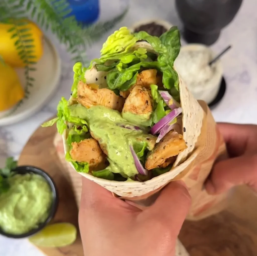 Chicken Avocado Wrap | Quick Lunch Ideas 