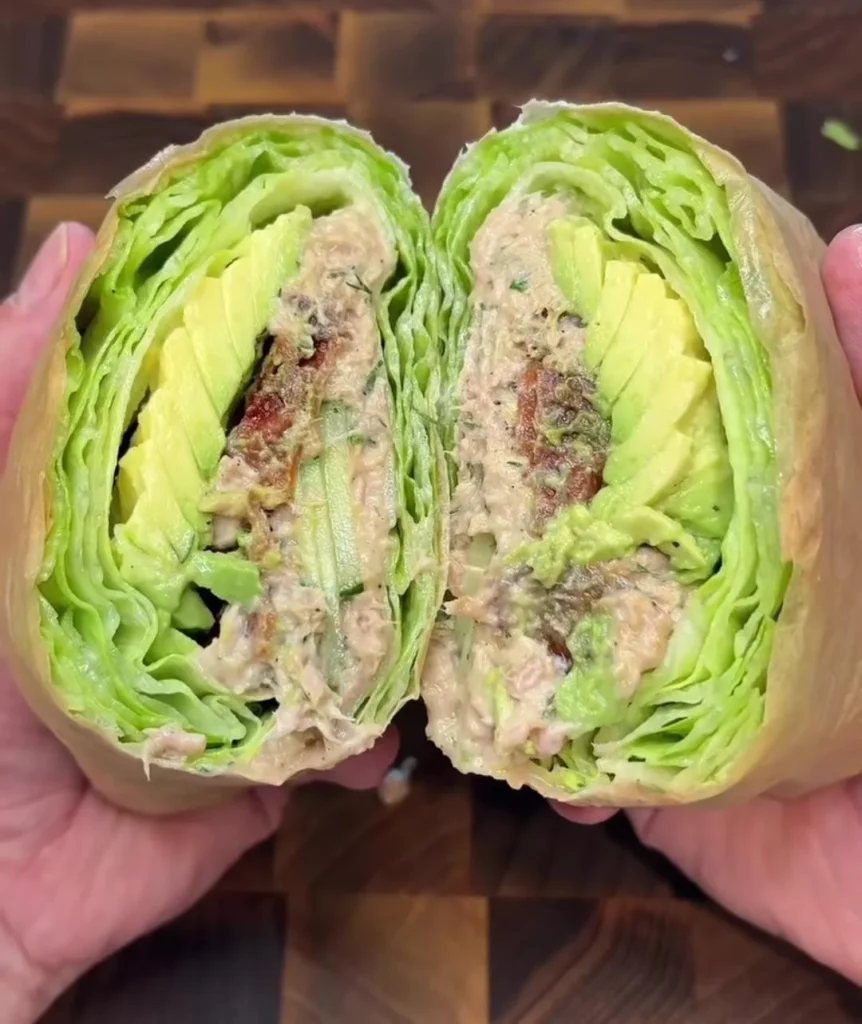  Tuna Salad Lettuce Wraps