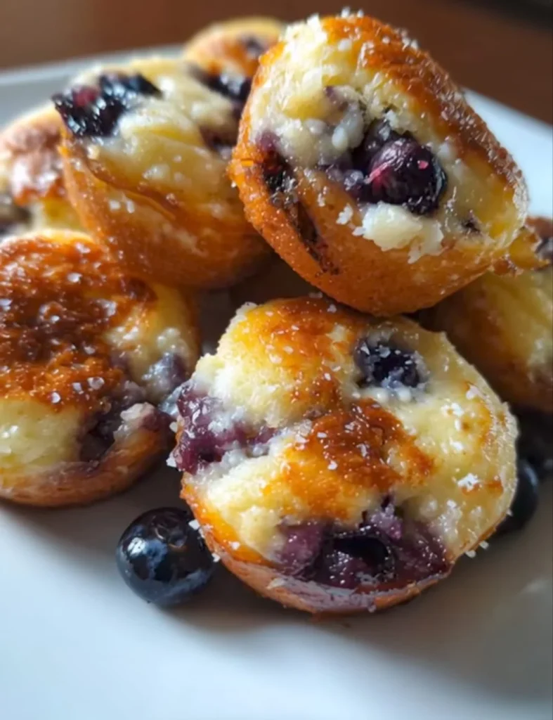 Blueberry Lemon Pancake Bites
