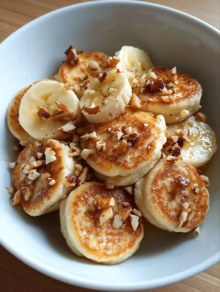 Banana Nut Pancake Bites