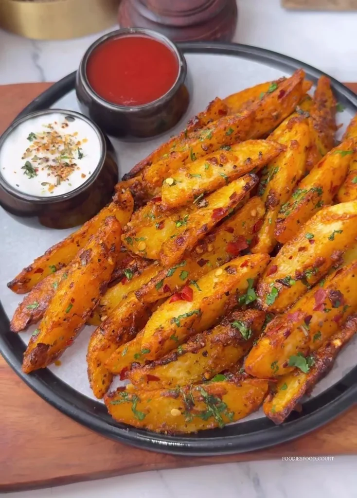 Sweet Potato Wedges with Paprika | Sweet Potato Air Fryer Recipes