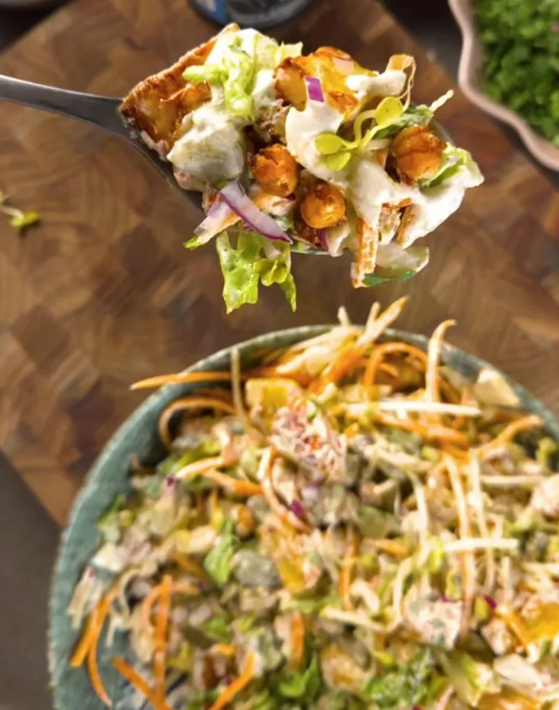Sweet Potato and Chickpea Air Fryer Bowl