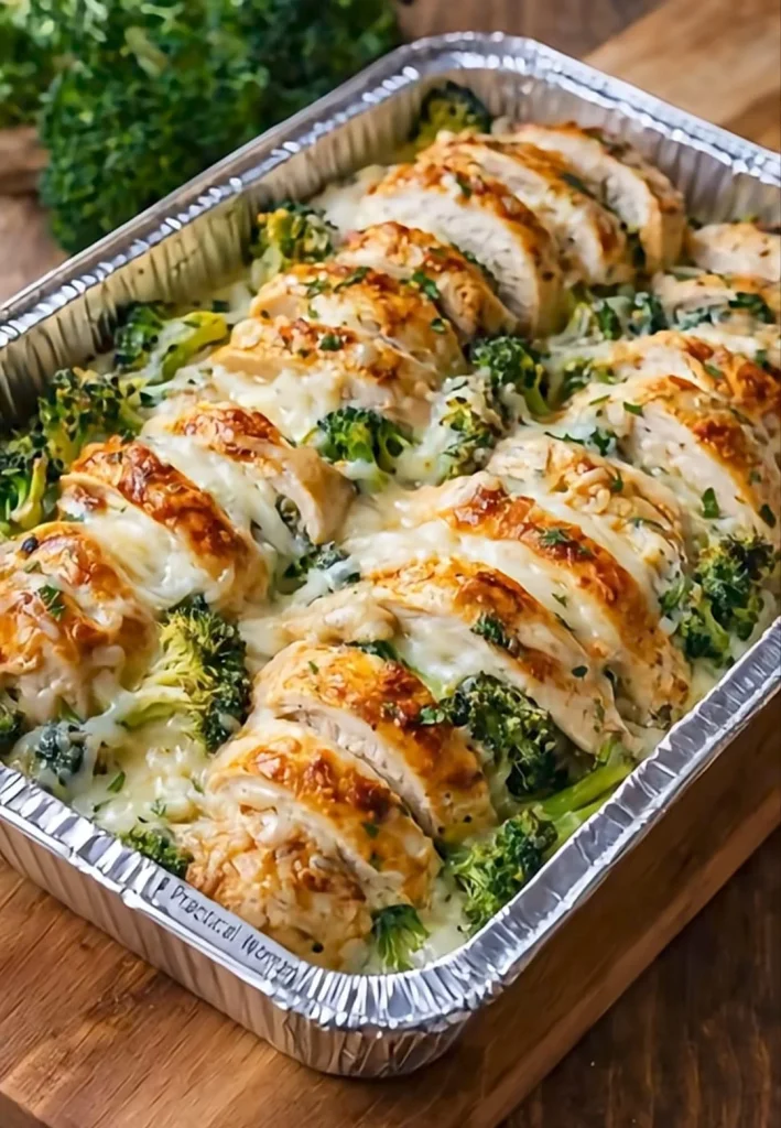 Lemon Garlic Chicken with Broccoli