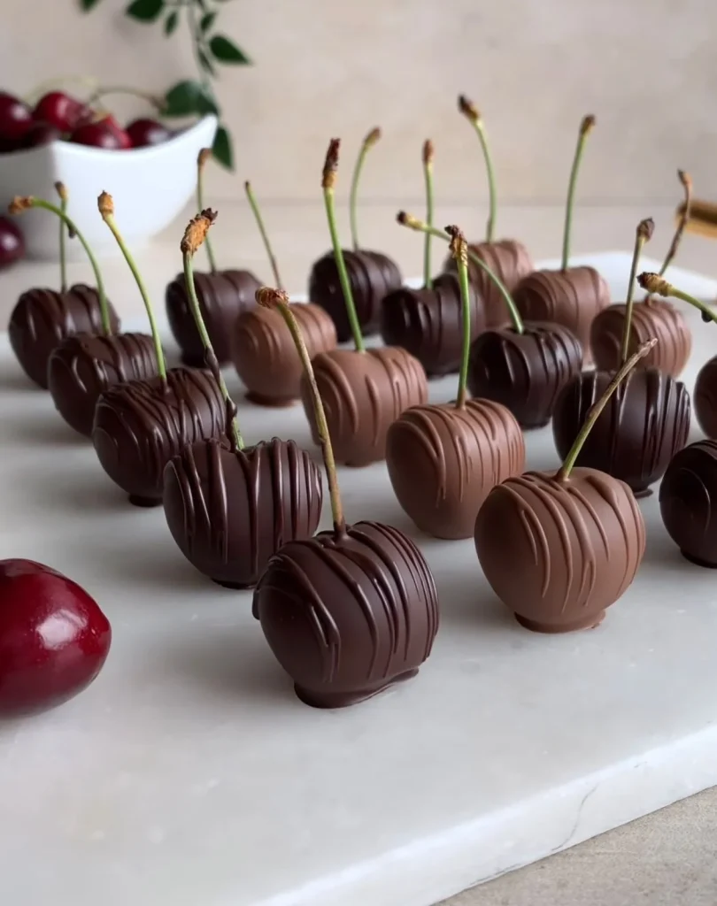 Chocolate Cherry Energy Bites